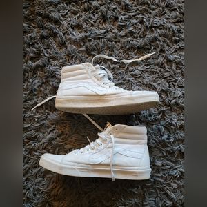 White High Top Vans